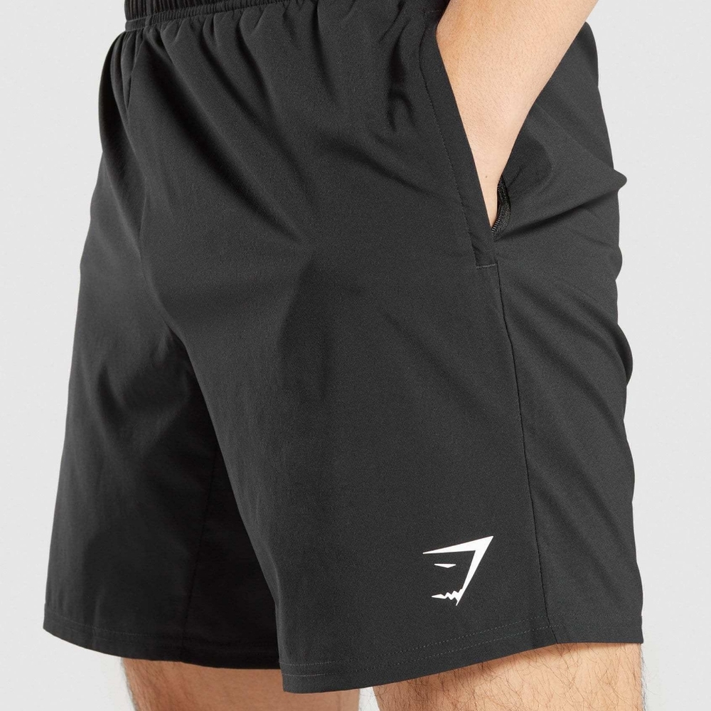 COPY - gymshark 7 inch short acid lime medium